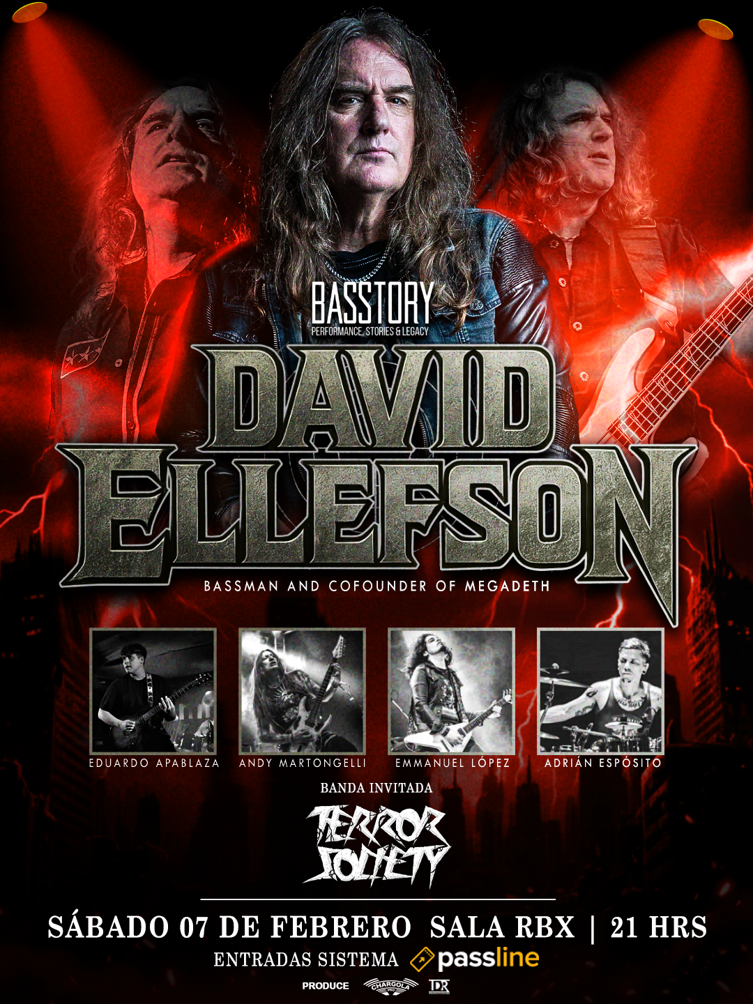 Terror Society se suma al regreso de David Ellefson a Chile